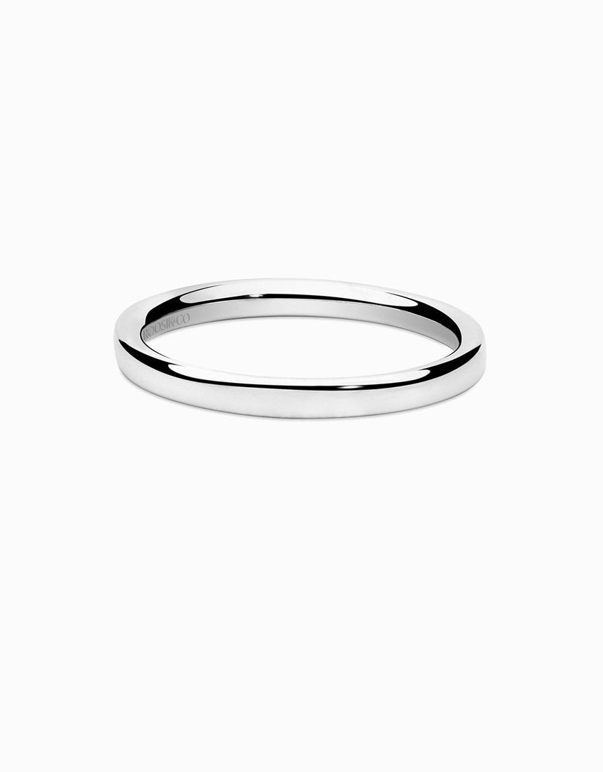 Aliança Essence 3 · Or Blanc - Roosik & Co - Anell