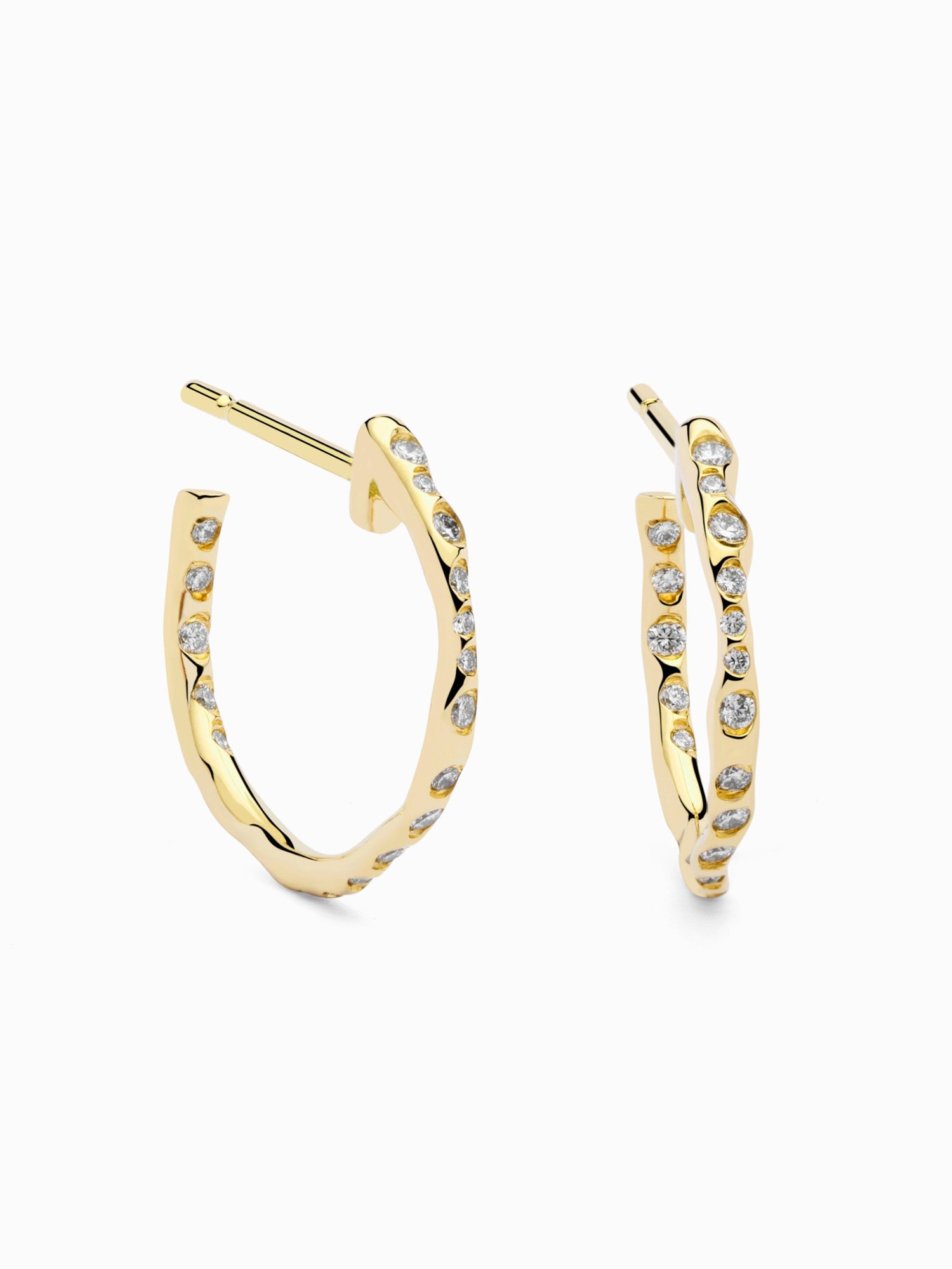 Arracades d'aro Nature Gold - Roosik & Co - Arracades