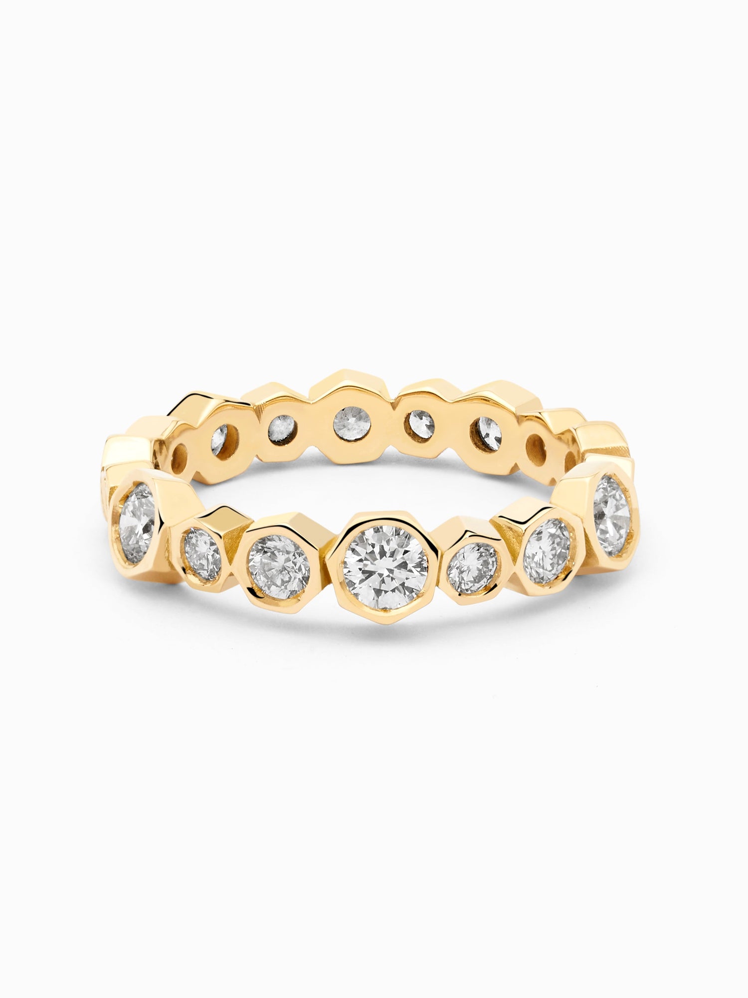 Anillo Twin Gold · Diamond