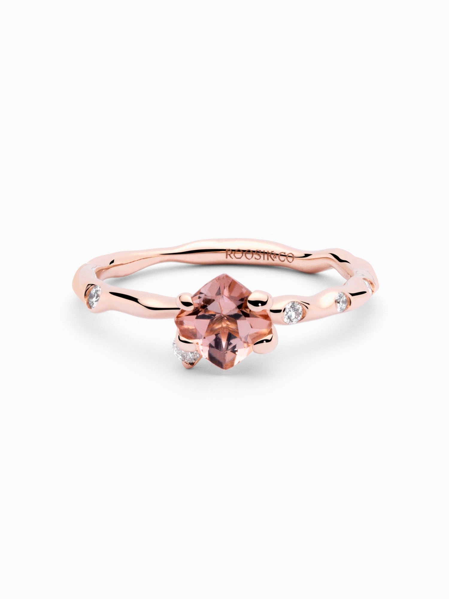 Anillo "Touramalli Silk Rose"