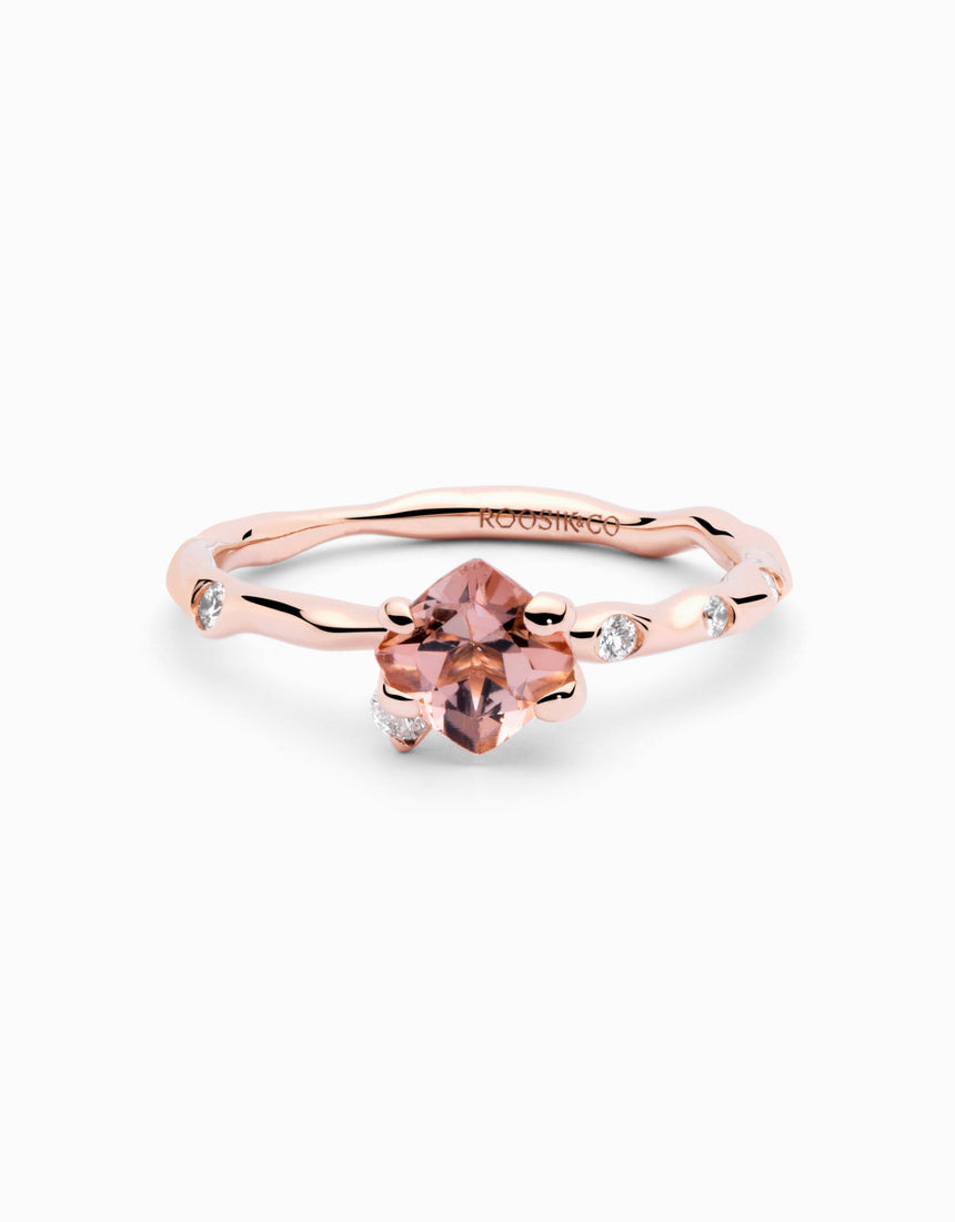 Anillo "Touramalli Silk Rose"