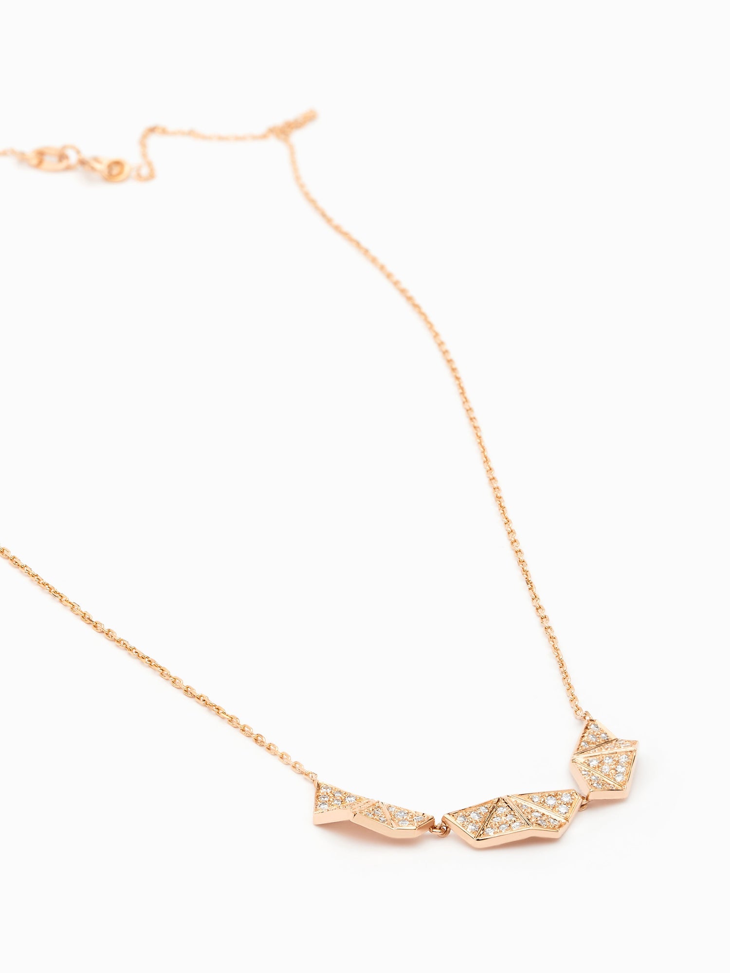 Collaret Mosaik Diamond · Or Rosa - Roosik & Co