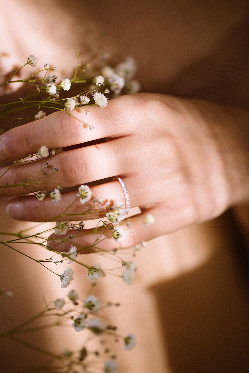 Aliança Half Gold · 0,18ct - Roosik & Co - Anell