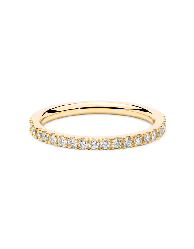 Aliança Half Slim Gold · 0,30ct - Roosik & Co - Anell
