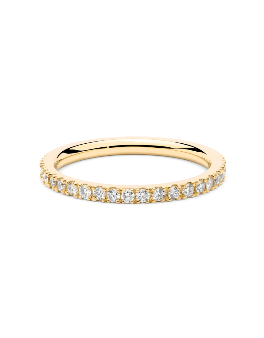 Aliança Half Slim Gold · 0,30ct - Roosik & Co - Anell