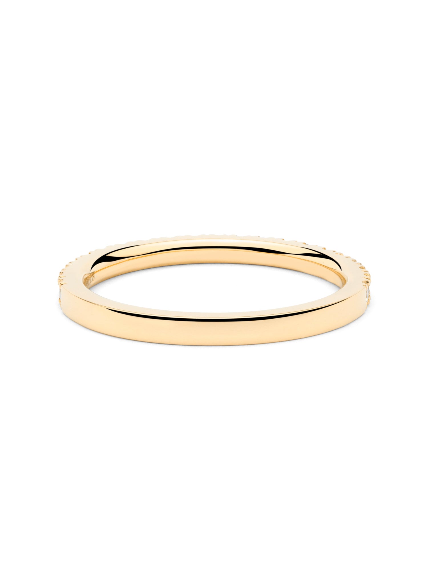 Aliança Half Slim Gold · 0,30ct - Roosik & Co - Anell