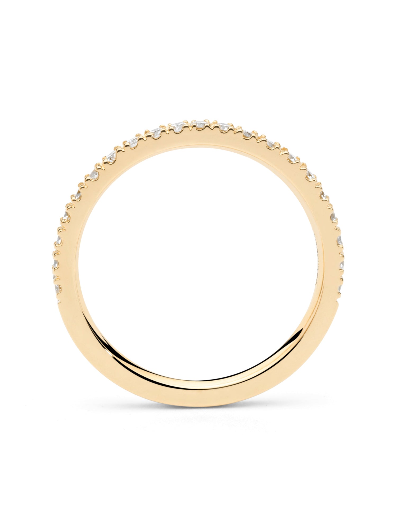 Aliança Half Slim Gold · 0,30ct - Roosik & Co - Anell