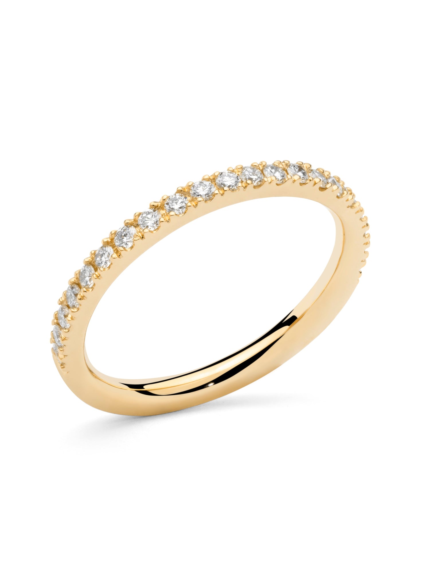 Aliança Half Slim Gold · 0,30ct - Roosik & Co - Anell
