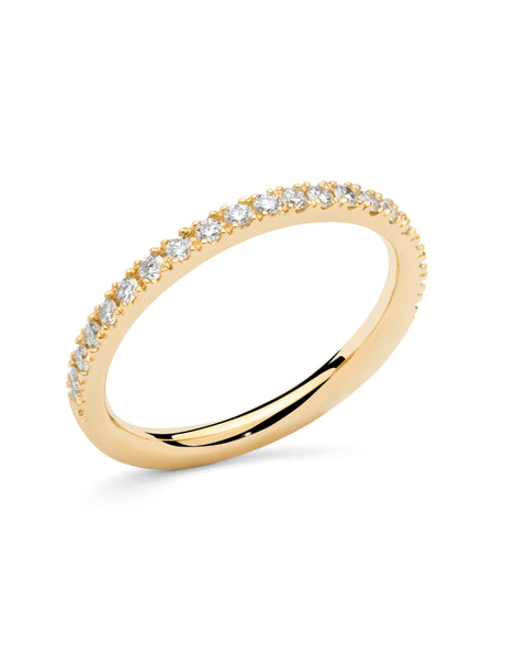 Aliança Half Slim Gold · 0,30ct - Roosik & Co - Anell