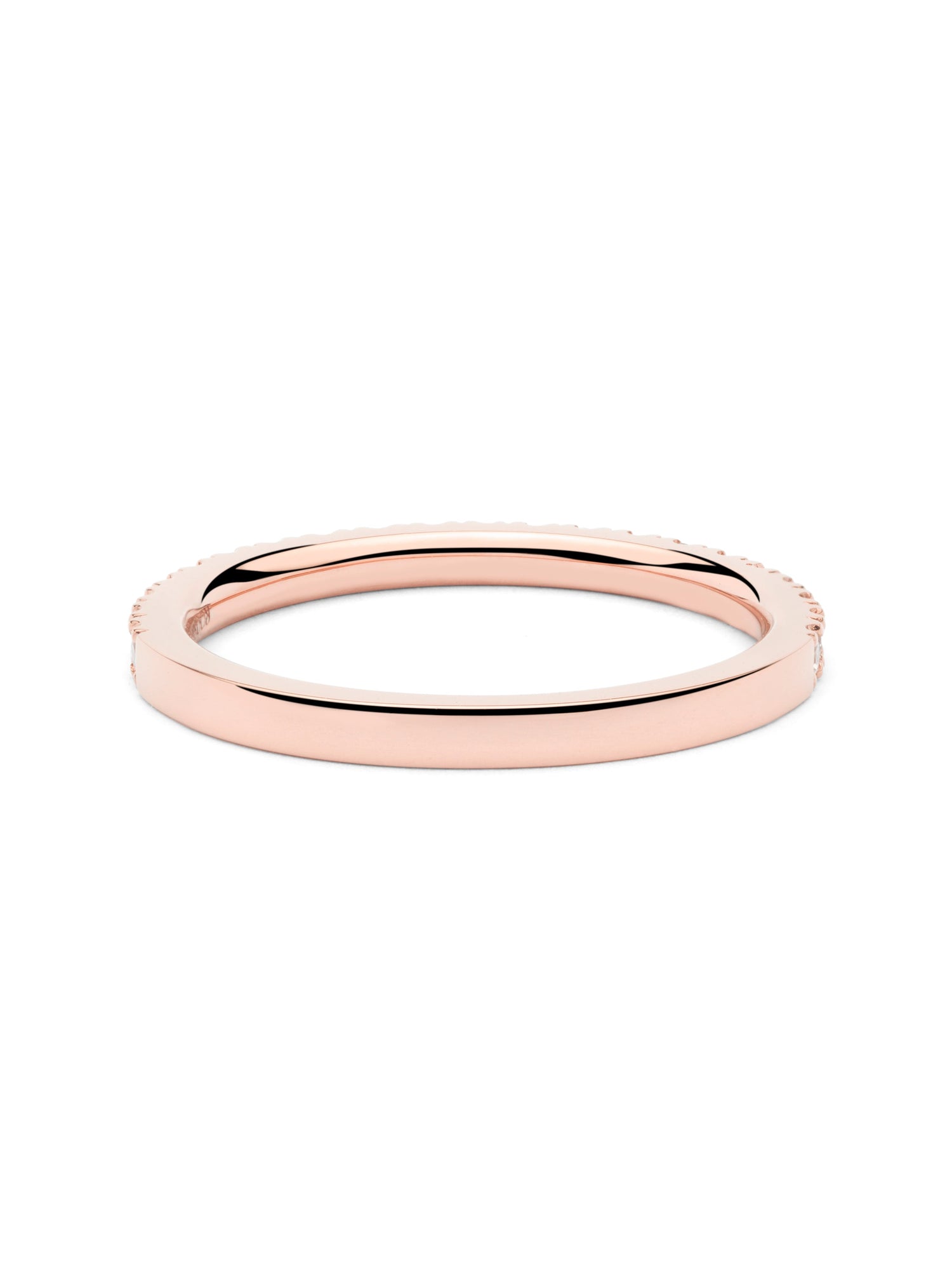 Aliança Half Slim Rose · 0,30ct - Roosik & Co - Anell