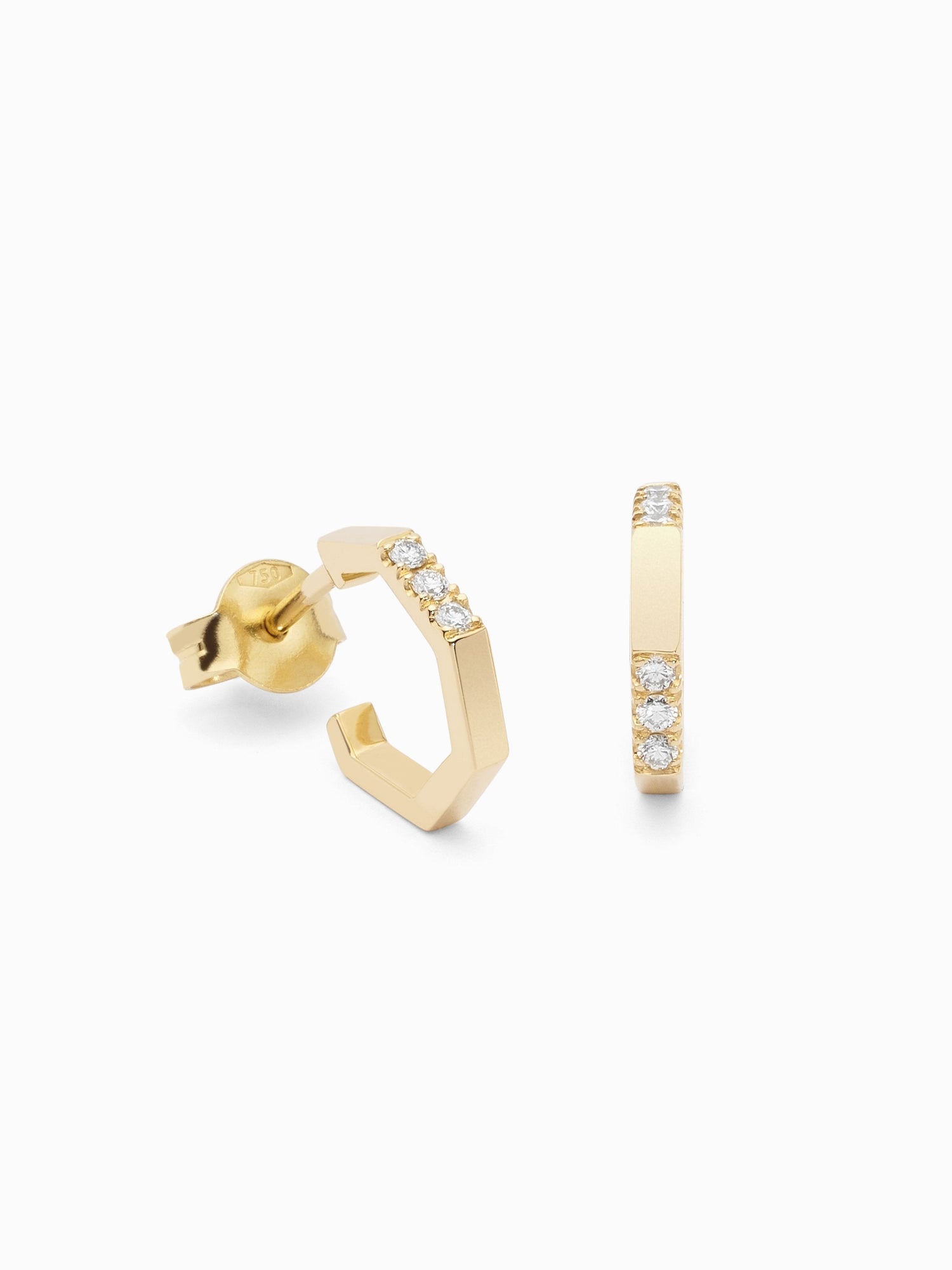 Arracades One Diamond "M" · Couple - Roosik & Co - Arracades