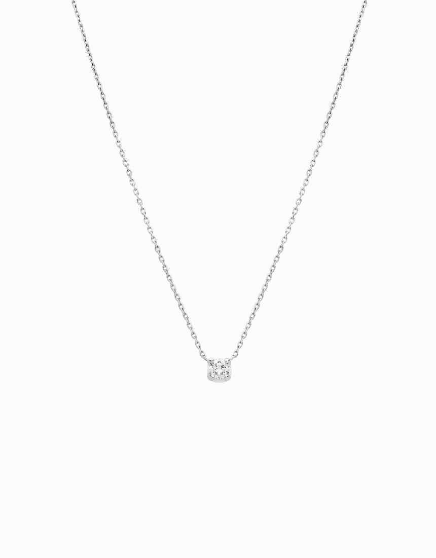 Colgante White Solitaire · 0,15ct