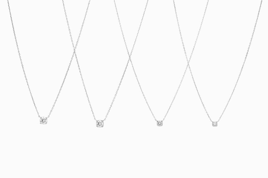 Penjoll White Solitaire  · 0,10ct