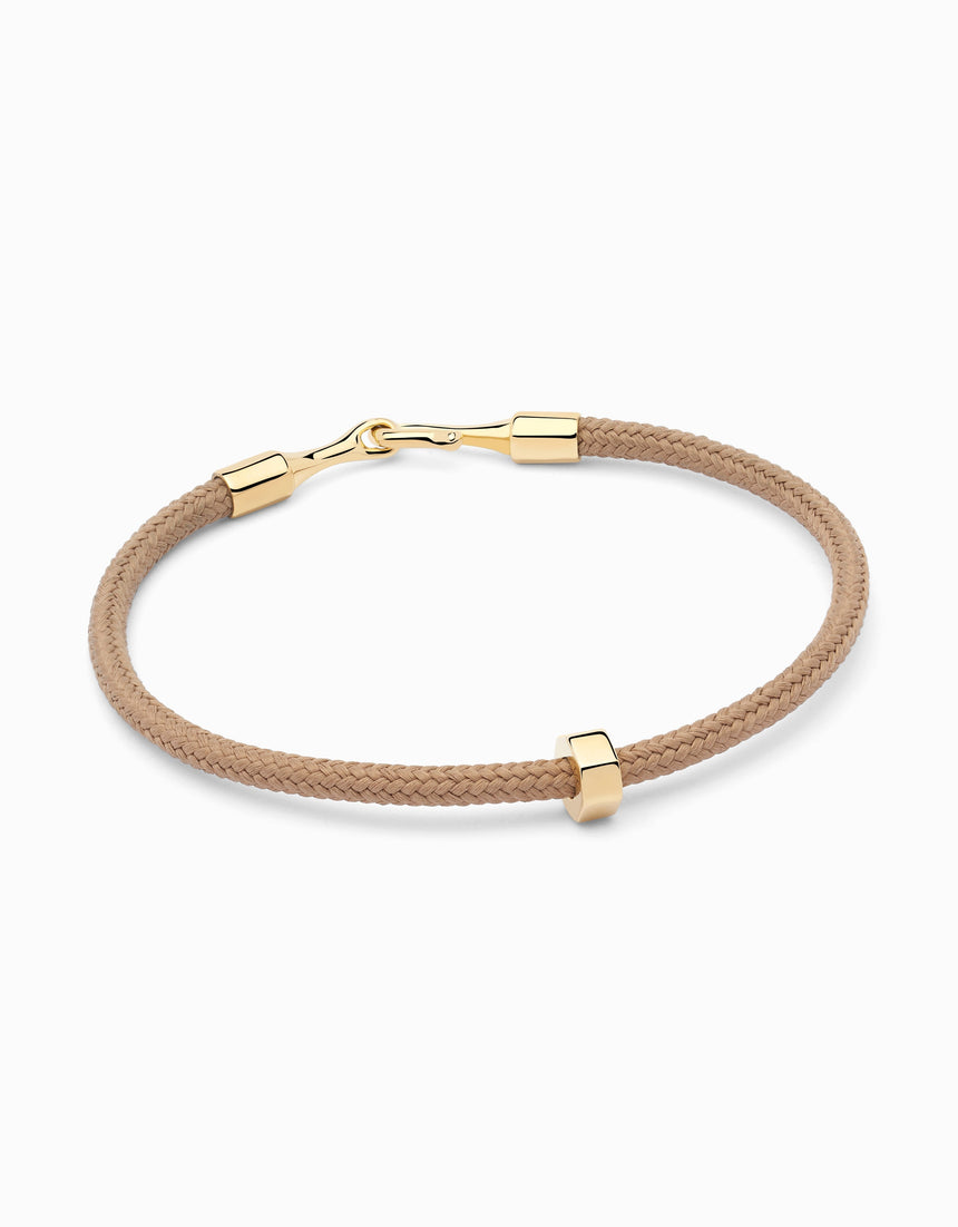 Pulsera RSK Marrón · Oro Amarillo