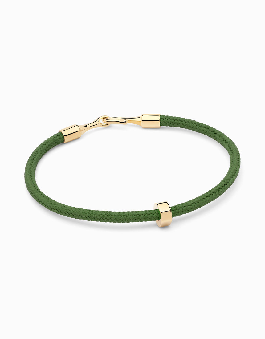 Pulsera RSK Verde · Oro Amarillo