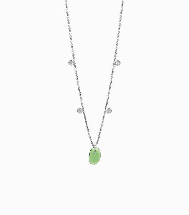 Penjoll Slender White · Granat Verd - Roosik & Co - Collaret