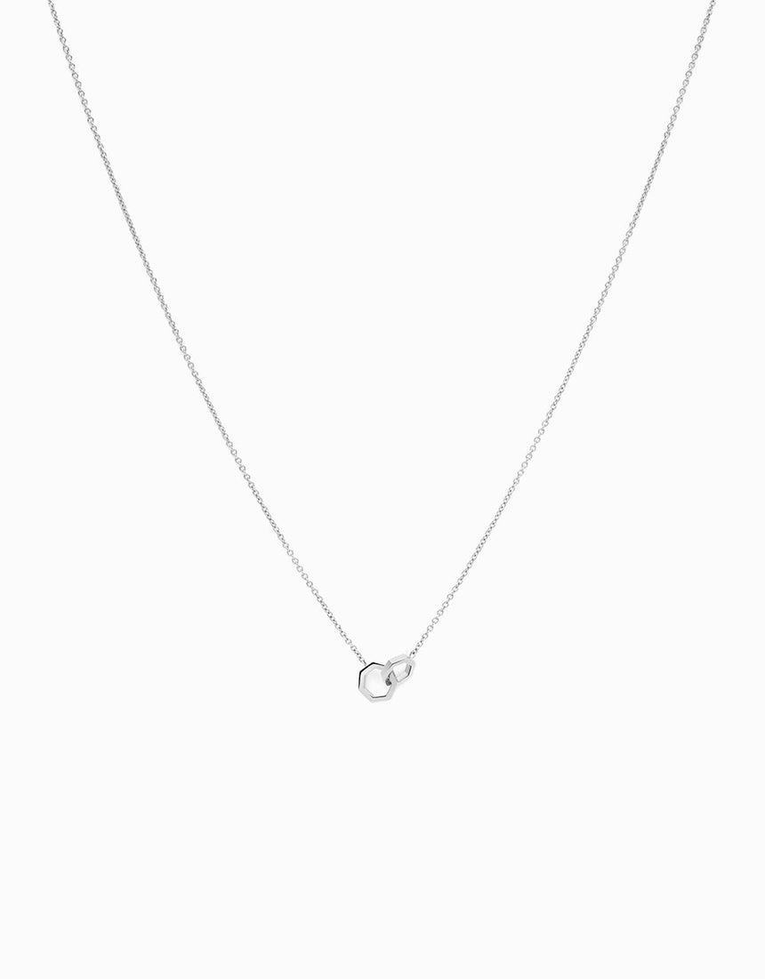 Collaret Little String · Or Blanc - Roosik & Co - Collaret