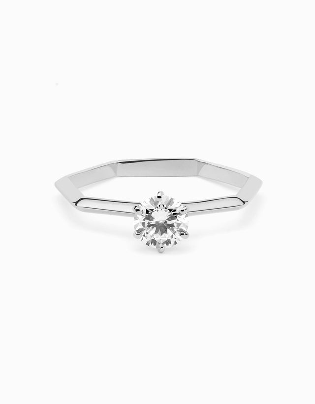 HeptaSolitaire Ring · 0.50ct Diamond