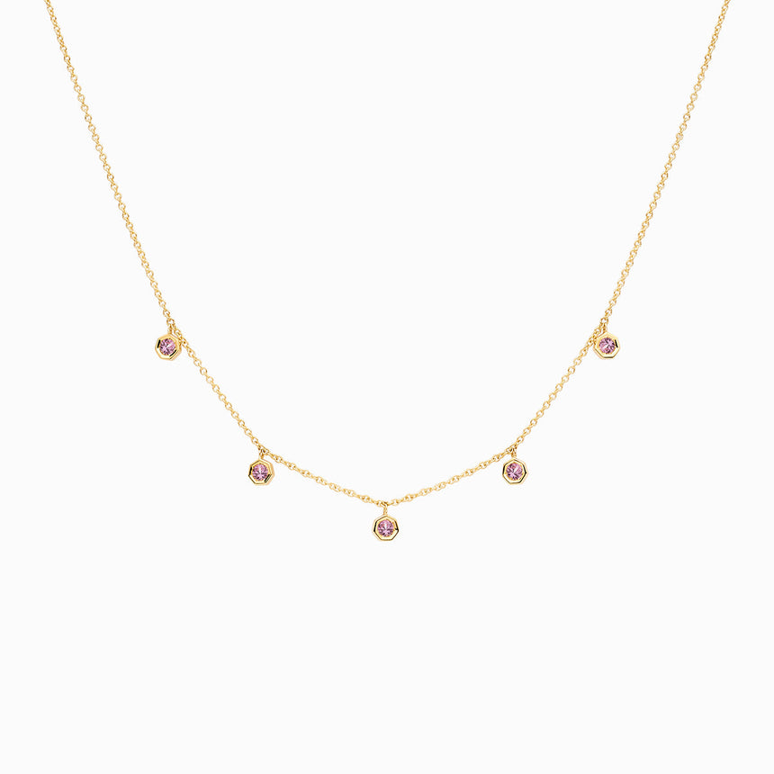 Collaret Pink V · Safir Rosa - Roosik & Co - Collaret