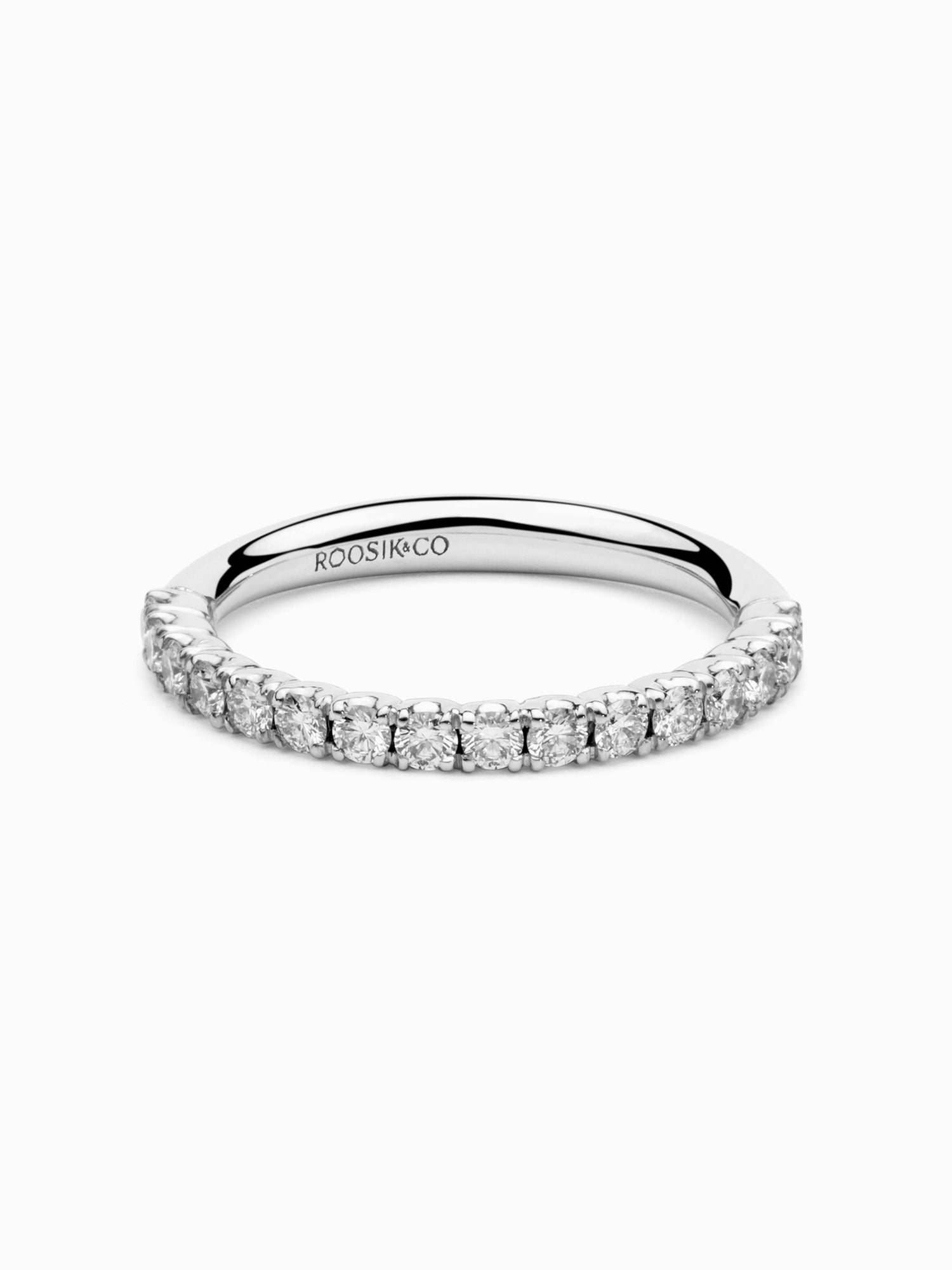 Aliança Half White· 0,44 ct - Roosik & Co - Anell