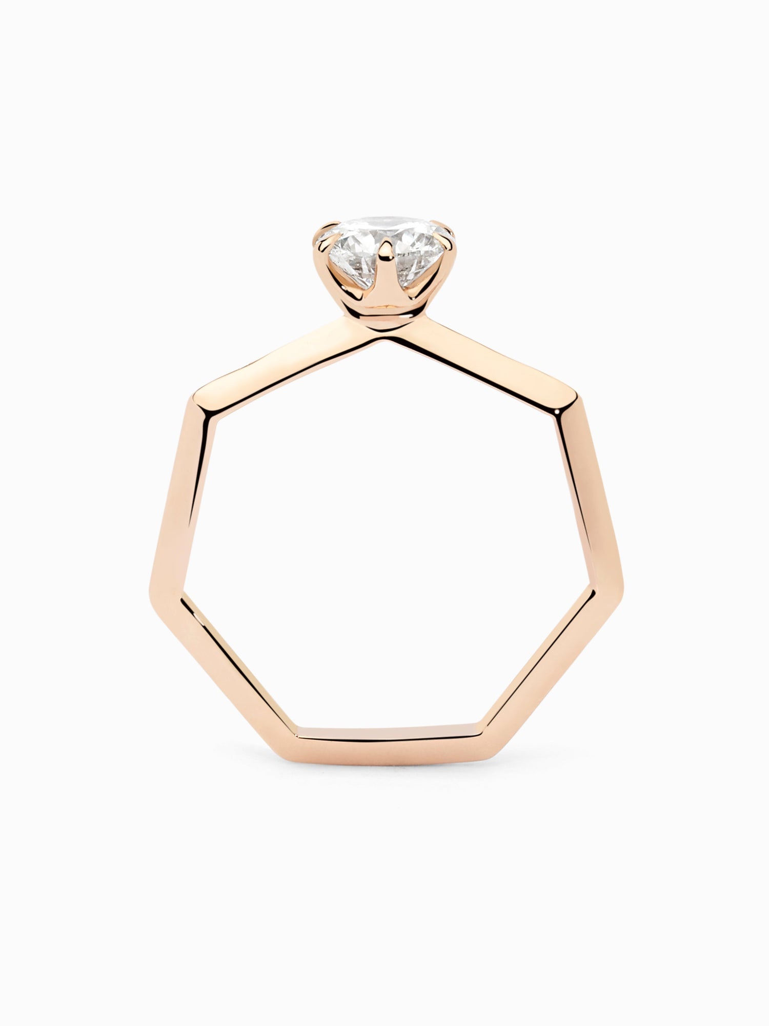 Anell de compromís original amb diamant natural de 0,70ct