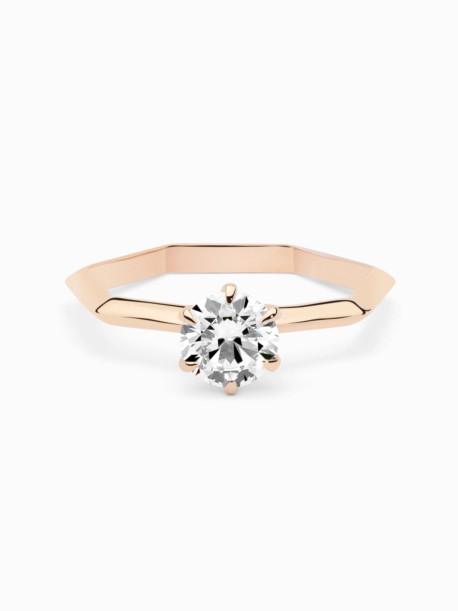 HeptaSolitaire engagement ring · 0.70ct Diamond