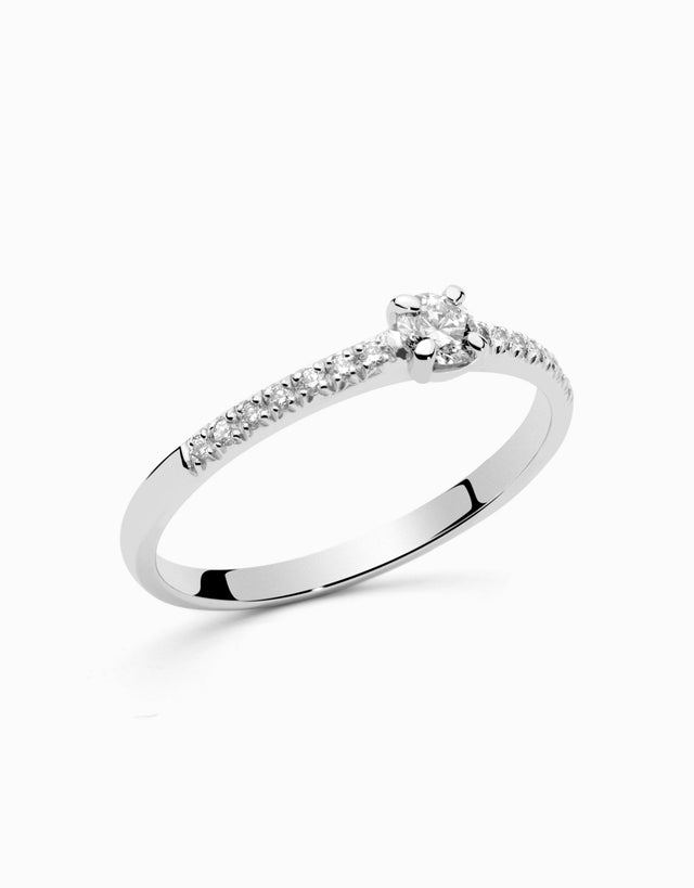Engagement Ring Essence Romanticism White · 0.15ct