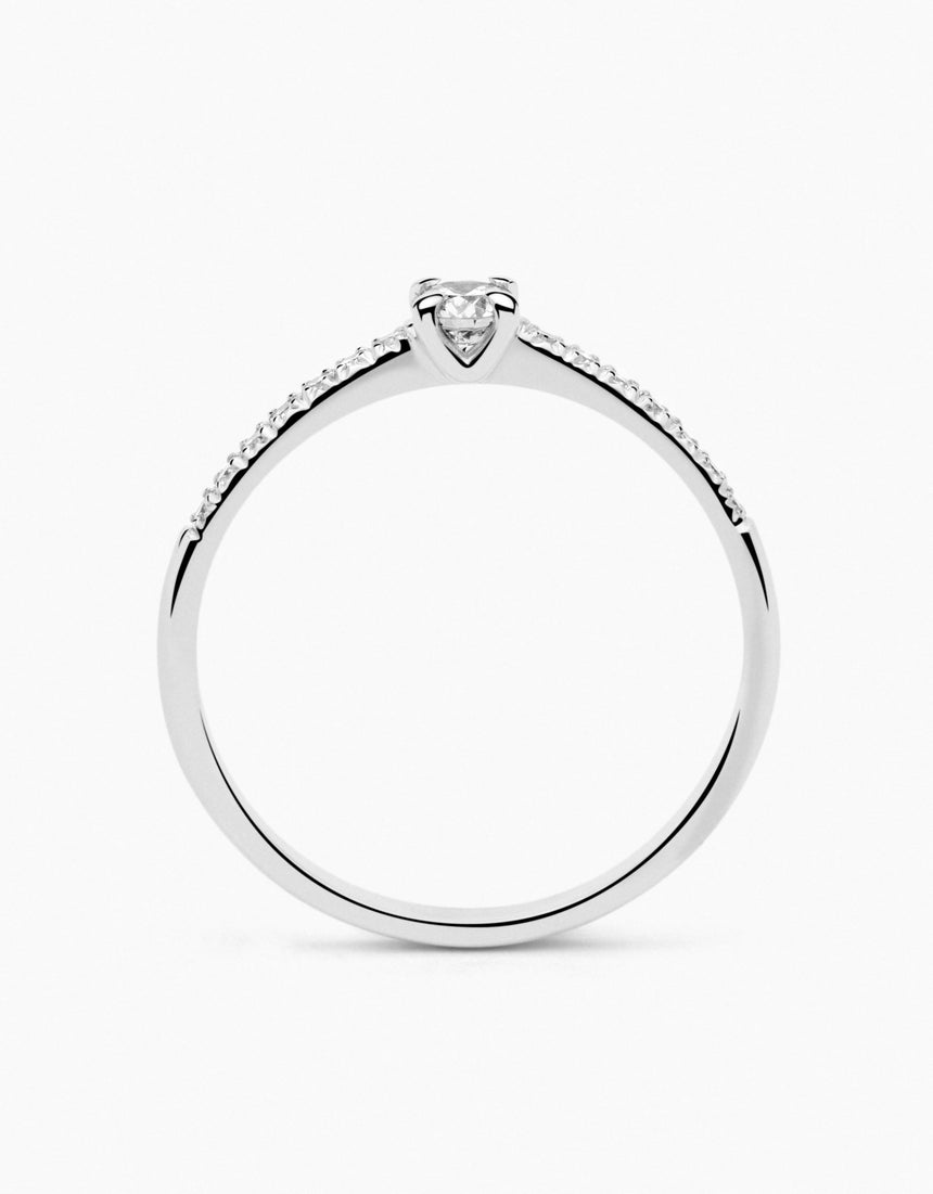 Anell de Compromís Essence Romanticism White · 0,15ct