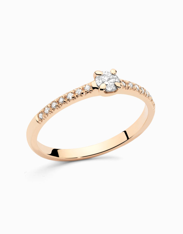 Anell de Compromís Essence Romanticism Rose · 0,15ct