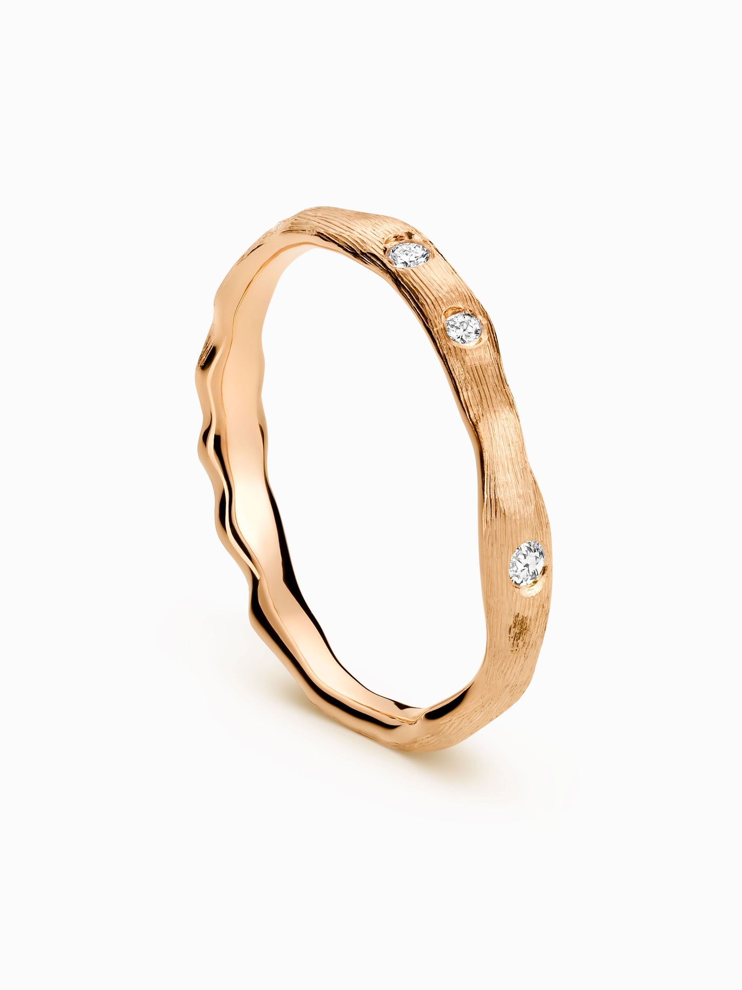 Anell d'Or Touramalli Heptalium · Gravat