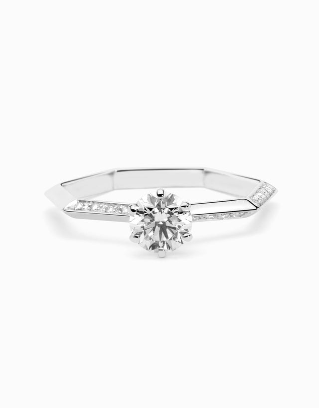 Anillo HeptaSolitaire Romanticismo · 0,50ct Diamante