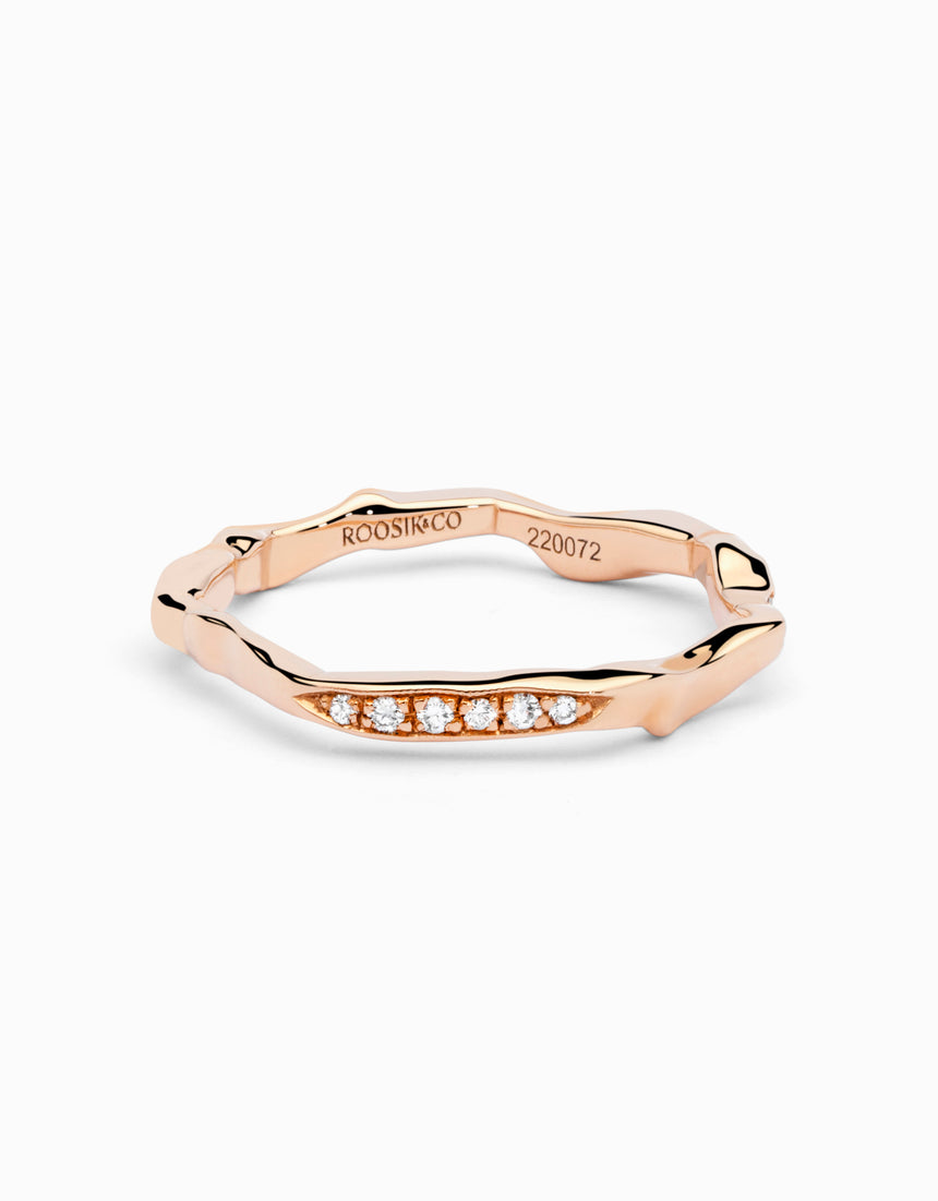 Anillo Enchanted Rose · 3 pétalos