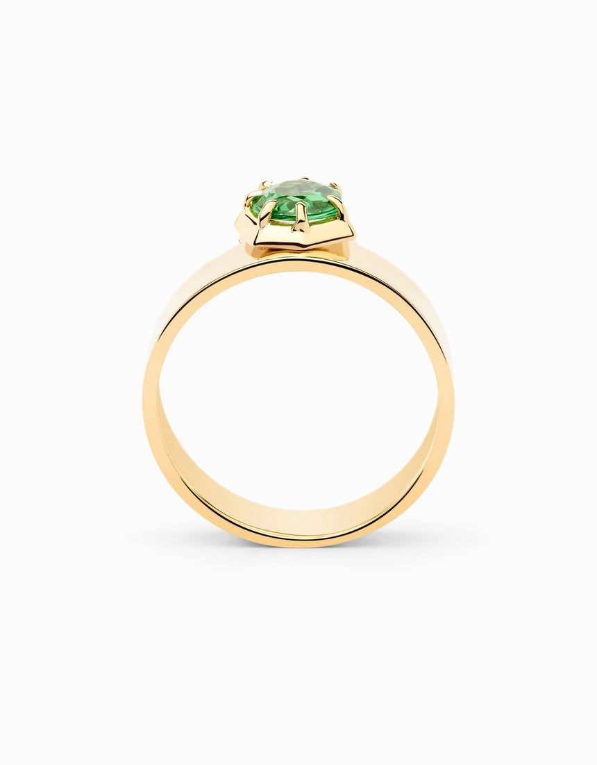 N.3 · Anell d'or i Tsavorita - Roosik & Co - Anell