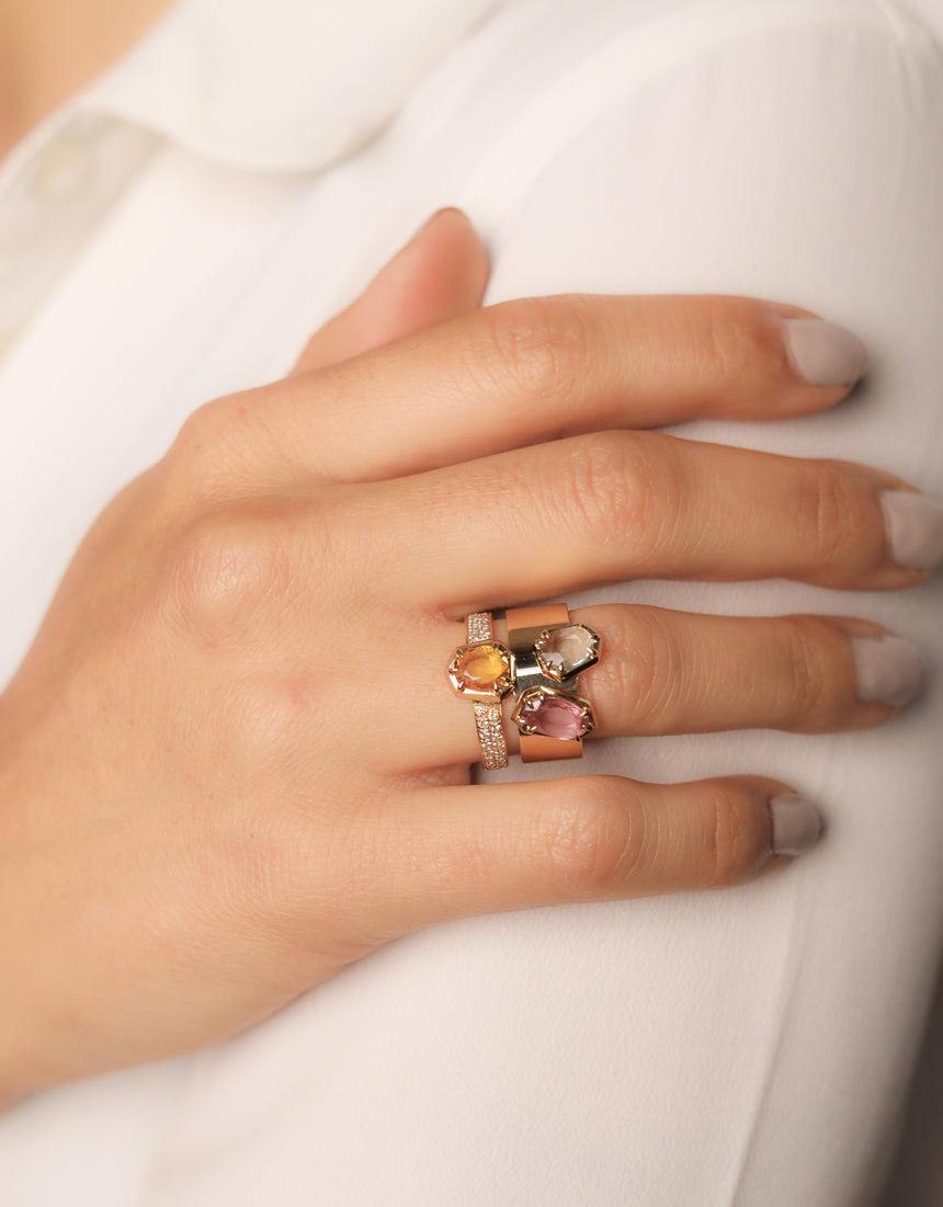 Gallery Sapphire Ring · Triplet