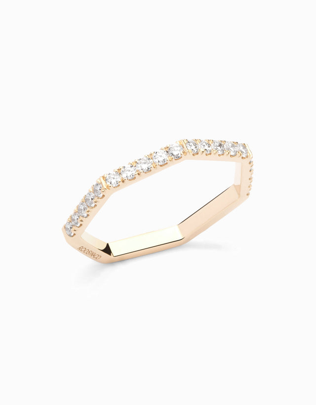 Anell One Diamants Romanticism · Or groc - Roosik & Co