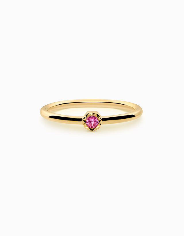 Anell New Pink · Safir rosa