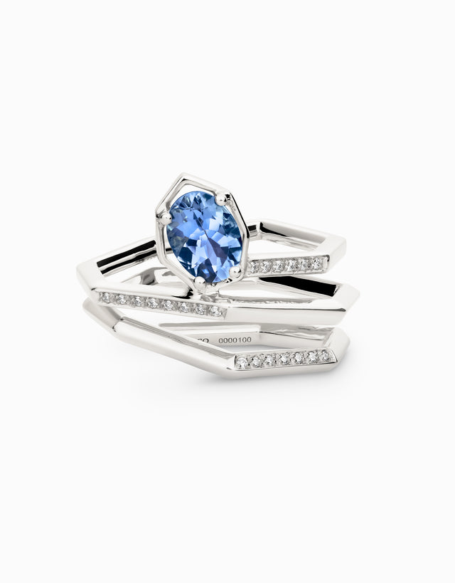 Anell Helix Sapphire · Safir Blau