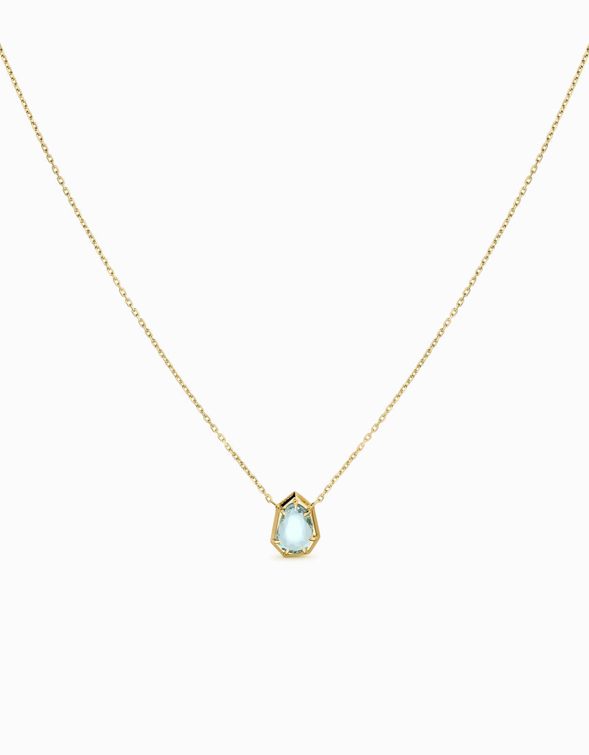 N.58 · Colgante de oro · Aiguamarina