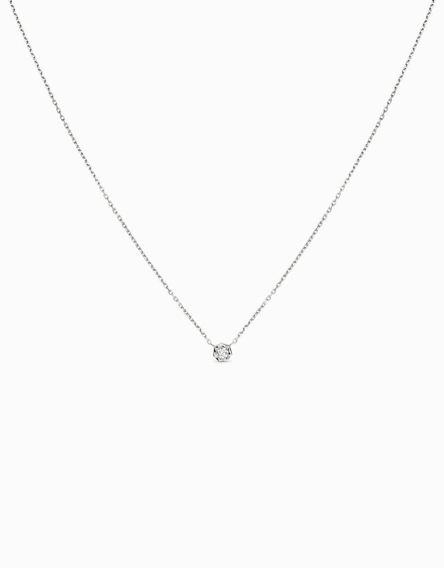 Colgante Diamond 0,07ct · Oro Blanco