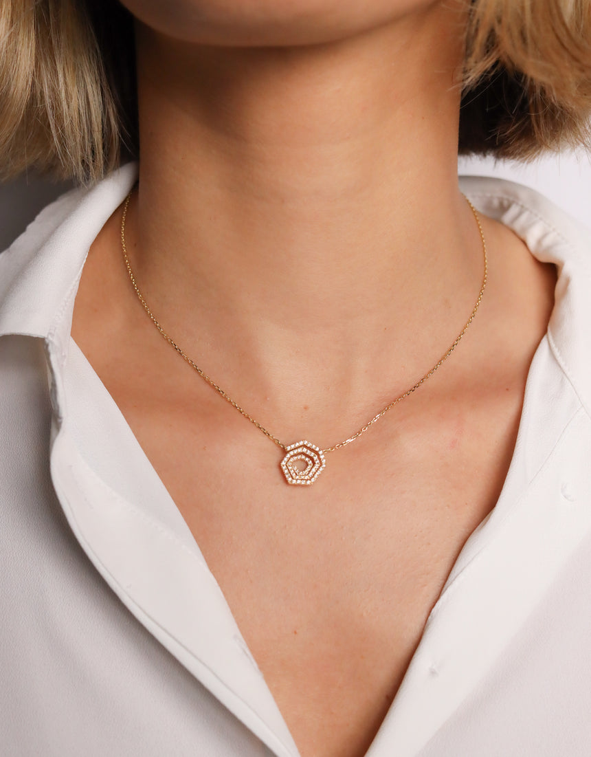 Colgante Helix · Diamantes