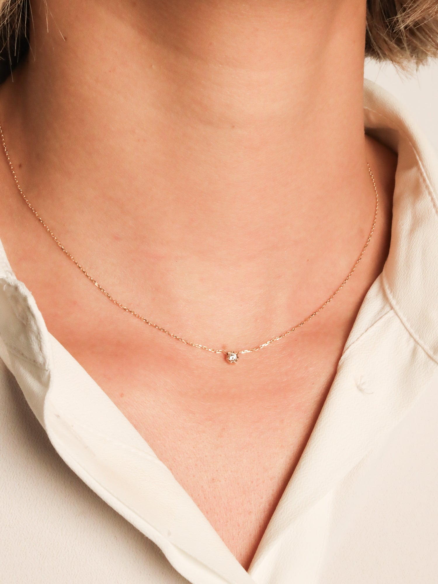 Penjoll Diamond 0,06ct · Or Groc