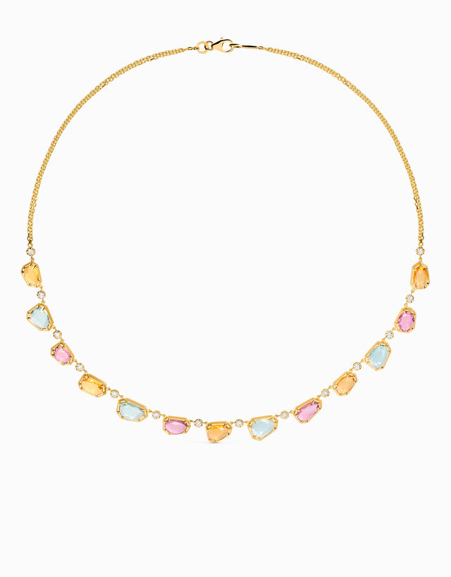 Collar Gallery · Zafiros y Aiguamarinas