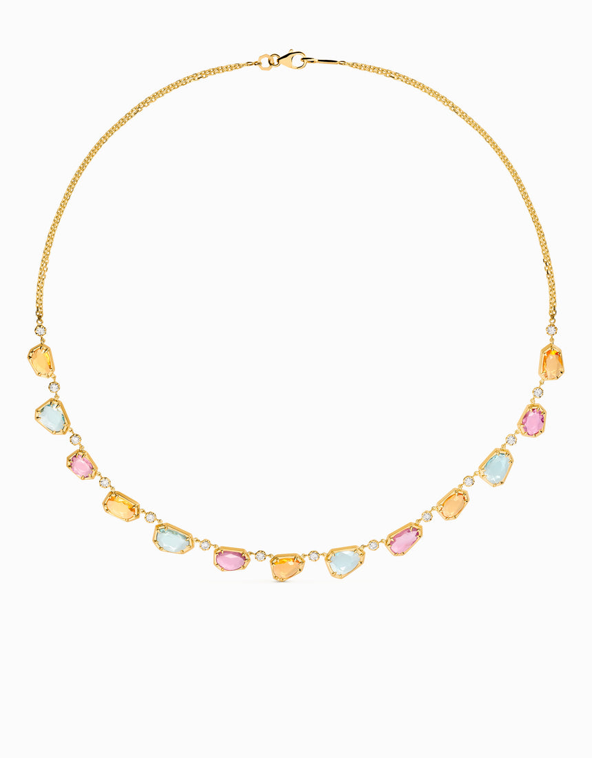 Collar Gallery · Zafiros y Aiguamarinas