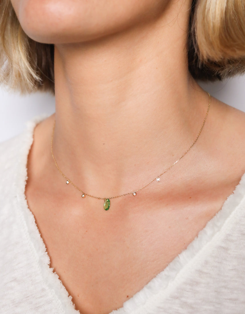 Penjoll Slender Gold · Granat Verd