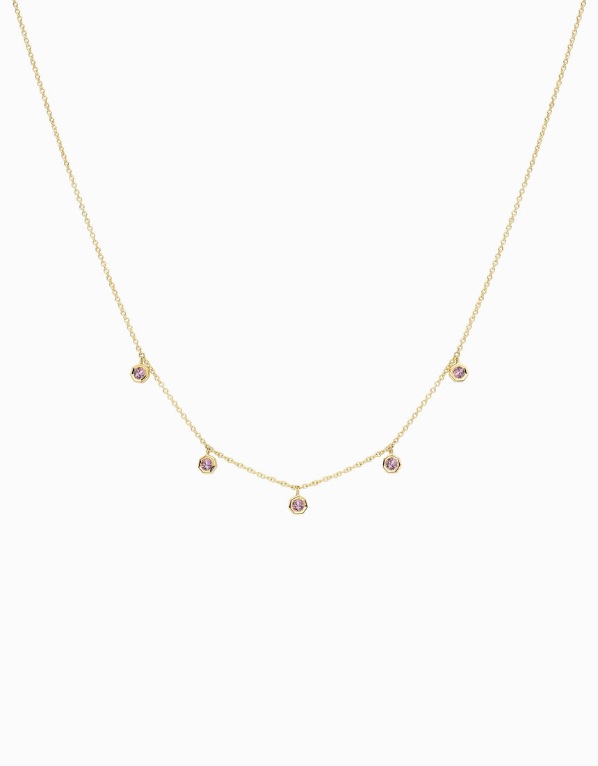 Collaret Pink V · Safir Rosa - Roosik & Co - Collaret