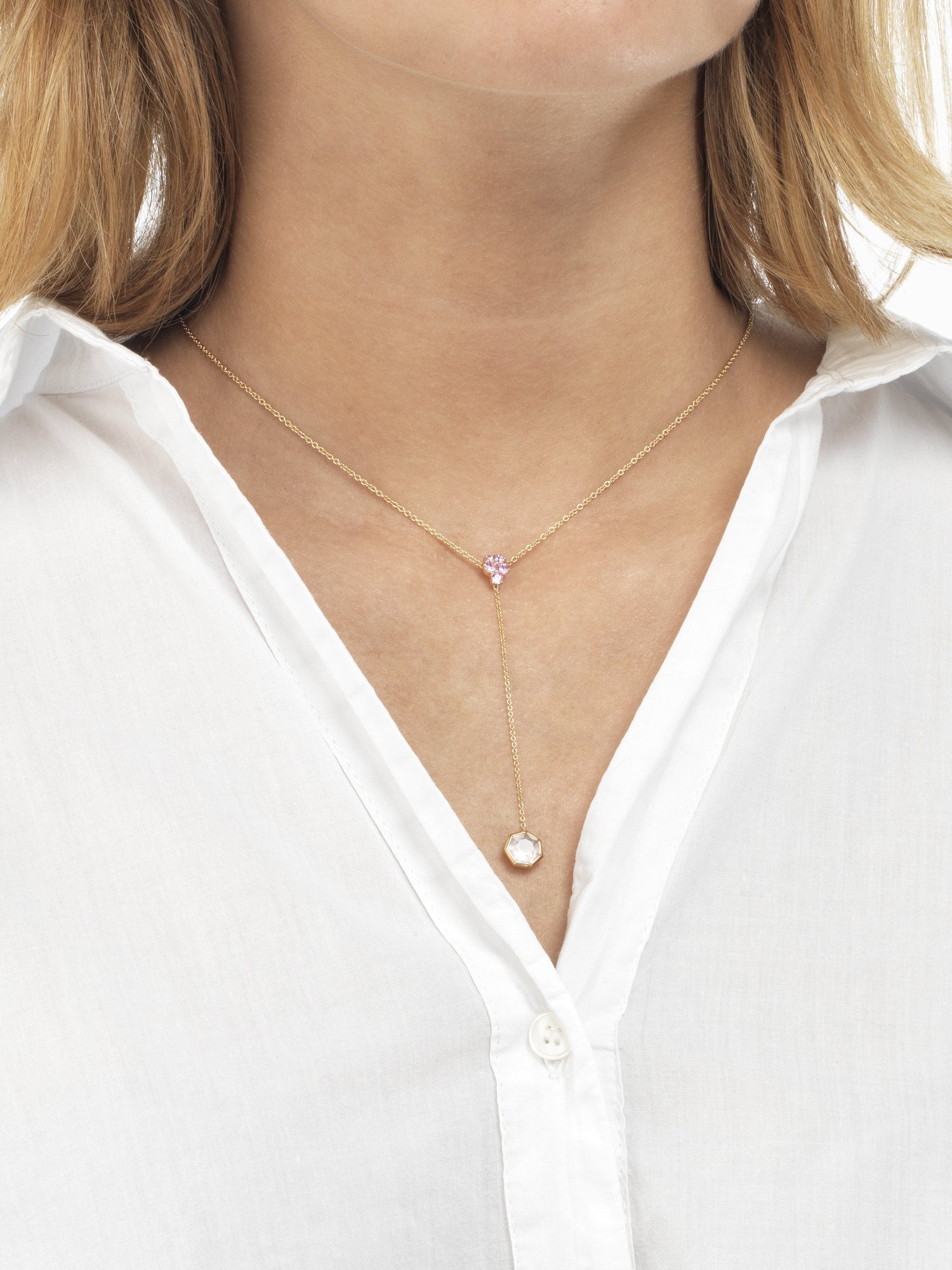 Penjoll Blossik · Quars Rosa & Safir - Roosik & Co - Collaret