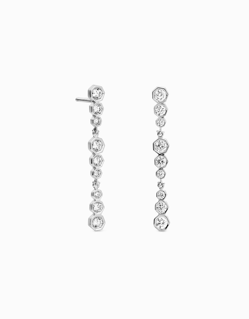 Pendientes Tripletes Drop· Diamond