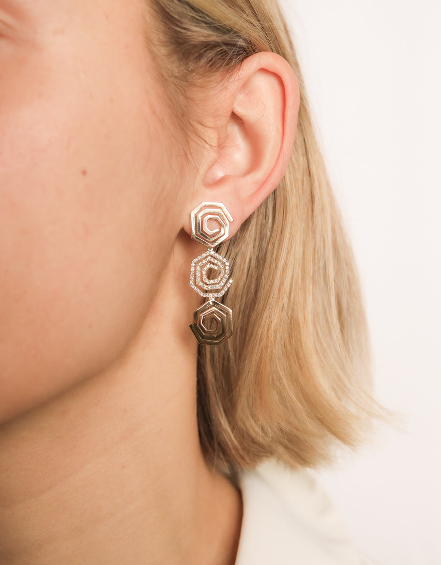 Pendientes Helix · Diamond