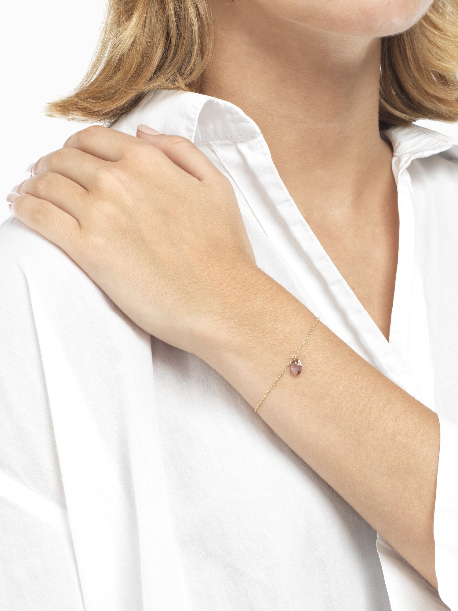 Polsera Leaf · Granat Especial - Roosik & Co - Polsera