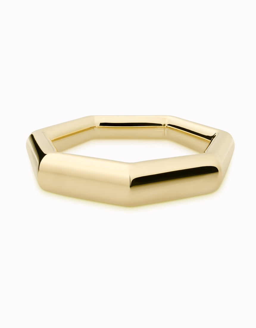 Heptabloom Ring · Wide Gold